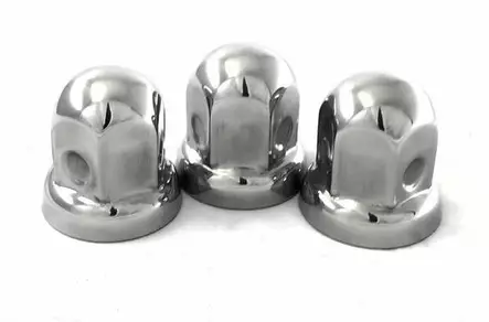 Mutterkåpa i Rostfritt stål - 32/33 x 45 x 56 mm - Hjulsidor & Fälginsatser - 7000010310 - 1