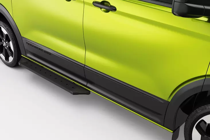 Sidosteg sidodörr Svart VW T7 Transporter 24- - Volkswagen - 8020111930 - 1