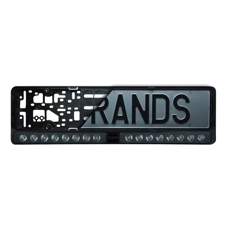 Strands Nuuk E-Line Black Duo Nummerplåts LED-ramp - LED-ramper - 8020112700 - 1