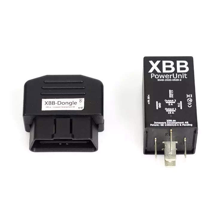 XBB Dongle med PowerUnit komplett kit - Reläsats & Kabelsats - 8020103700 - 7