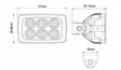 LED Bullboy Agriline "Valtra" 30W - Led-arbetsbelysning - 8020103951 - 2