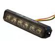 LED-Varningsljus 6LED, Axixtech, R65 Gul - Blixtljus - 4080320021 - 1