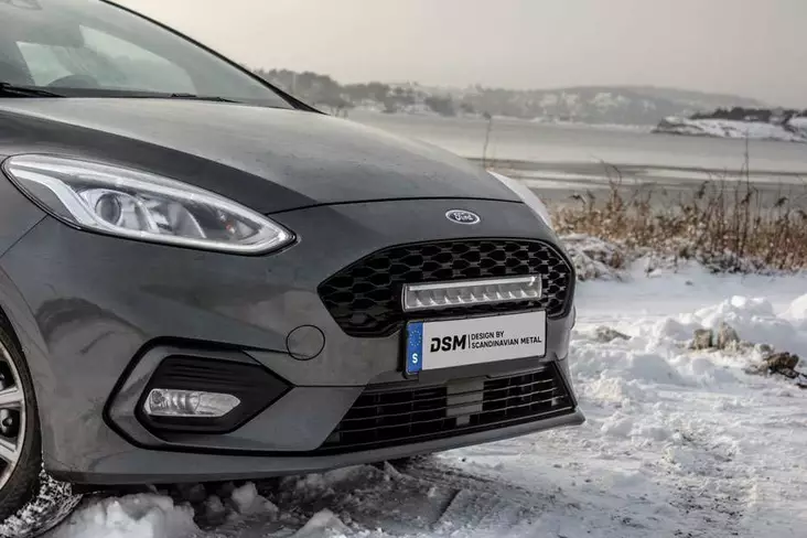 Ford Fiesta 2018+ Optibeam Extraljusramp med modellanpassat fäste 600815 - Ford - 7000010231 - 1