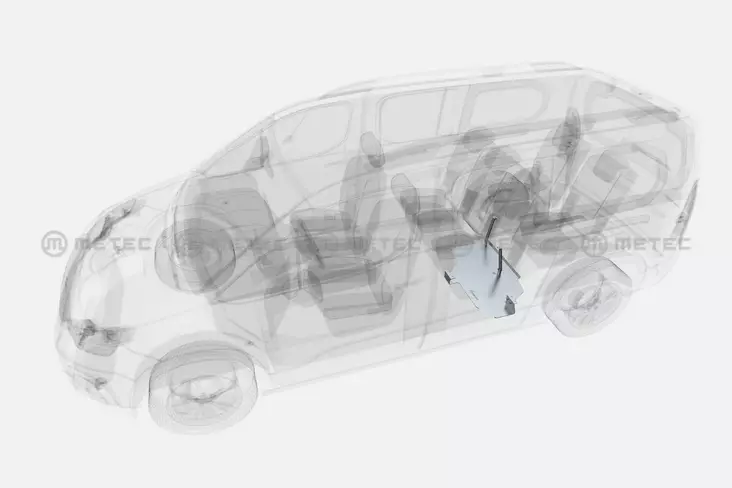 Hasplåt Citroën Berlingo 24+ - Underkörningsskydd - 8020111631 - 1