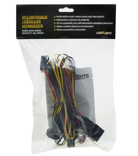 Reläkabelsats för 1st ljus med DTP-4 kontakt - Reläsats & Kabelsats - 8020103722 - 1