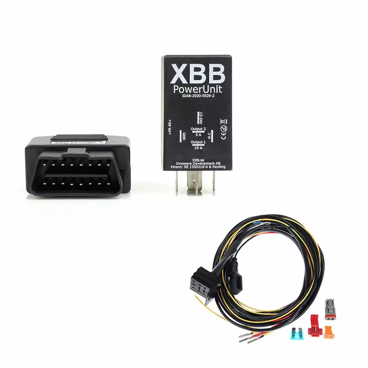 XBB Dongle & PowerUnit komplett kit med kabelsats - Reläsats & Kabelsats - 8020105532 - 1