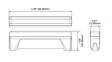 Axixtech Backljus & blixtljus ED6 Slim - Led-arbetsbelysning - 8020110263 - 1