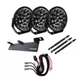 3-Pack W9 Phoenix DARK EDITION Komplett LED-Extraljuspaket - LED-extraljus - 8020108353 - 1