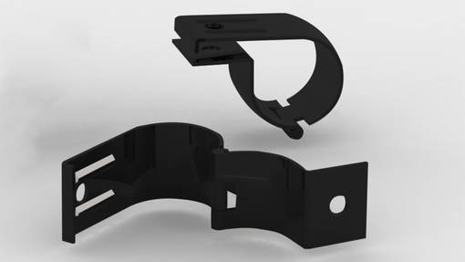 Klamma Svart - Extraljushållare och fäste - 8020103283 - 1