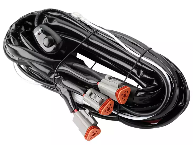 Kabelsats DT-3 för 3st extraljus - Reläsats & Kabelsats - 8020104404 - 1