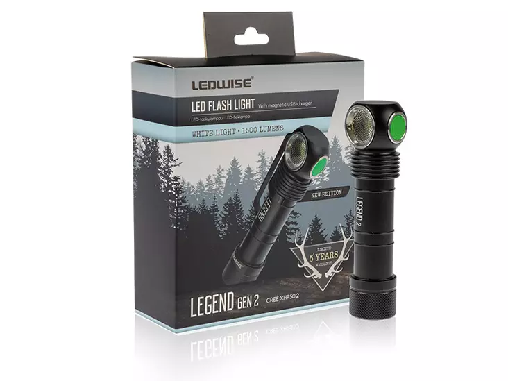 Pannlampa Ledwise Legend 2, white - Pannlampor - 8020104895 - 1