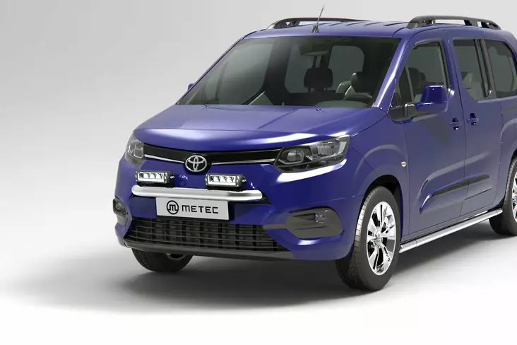 Extraljusbåge Toyota Proace City 2020-, Ø70mm, Metec - Toyota - 8020102505 - 1
