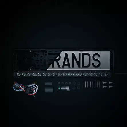 Strands Nuuk E-Line Nummerplåts LED-ramp - LED-ramper - 8020108506 - 1