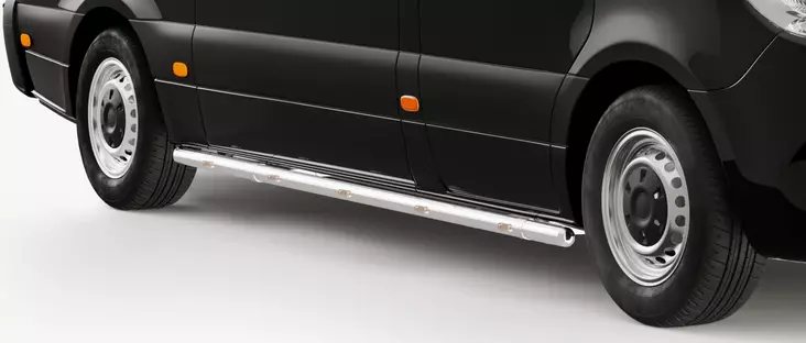 Sidorör (LED) VW Crafter 2007-2016, Brace-it, Metec - Volkswagen - 8020102456 - 1