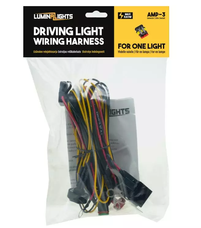 Kabelsats AMP-3 för 1st extraljus - Reläsats & Kabelsats - 8020101666 - 1