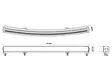 Optibeam Super Captain Dual 1000 Curved - LED-ramper - 8020110797 - 2