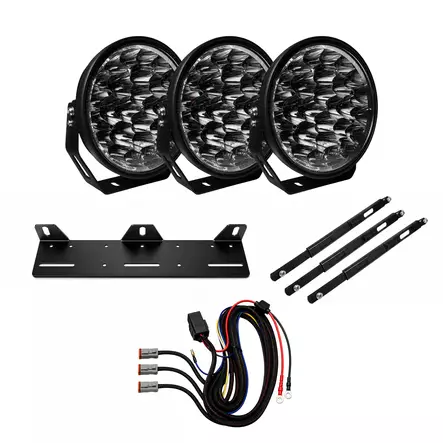 3-Pack W9 Phoenix DARK EDITION led-extraljuspaket - Singles Day - 8020107338 - 1