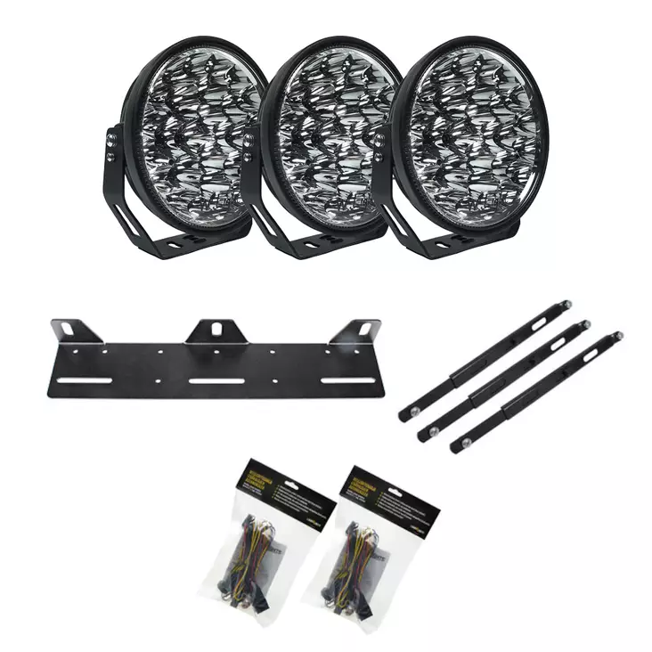 3-Pack W9 Phoenix DARK EDITION led-extraljuspaket - Singles Day - 8020107338 - 3