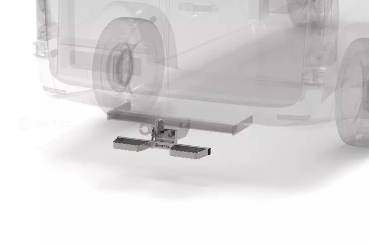 Bakre fotsteg 600mm Universal - Tillbehör Transportbil & Pickup - 8020102118 - 1