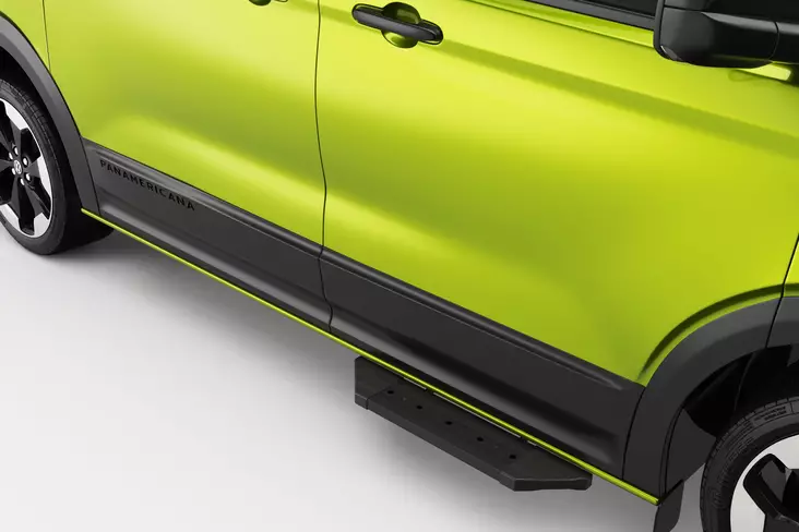 Sidosteg framdörr Svart VW T7 Transporter 24- - Volkswagen - 8020111938 - 1