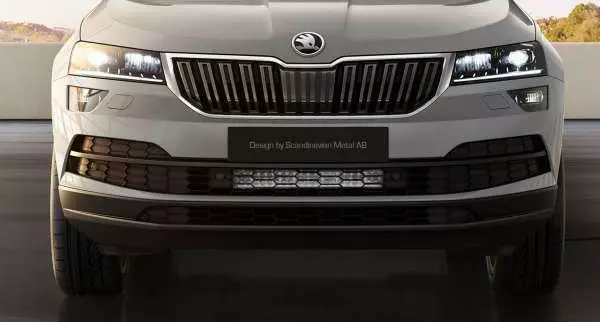 Skoda Karoq DSM LED Ramp + modellanpassat fäste - Skoda - 8020100239 - 1