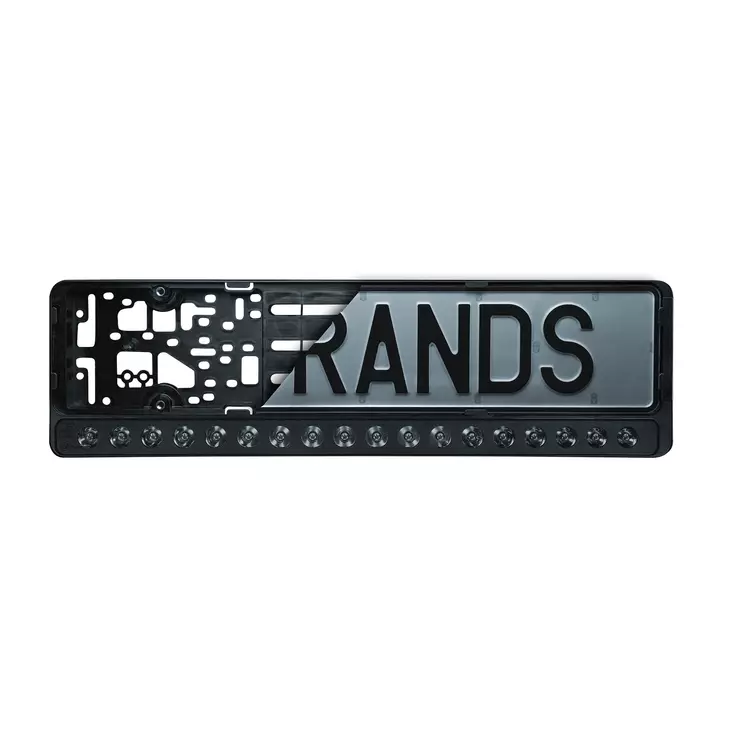 Strands Nuuk E-Line Black Nummerplåts LED-ramp - LED-ramper - 8020112699 - 1